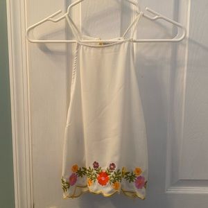 Beautiful floral tank top